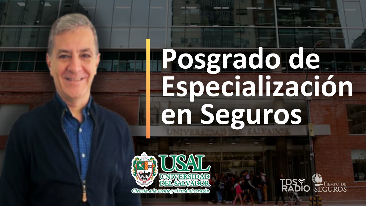 La Universidad del Salvador (USAL) presenta su Posgrado de Especialización en Seguros y nos visitó en estudios su Director, el Mag. Claudio Blanchart, para contarnos del Programa, sus contenidos, a quiénes está dirigido y cómo inscribirse.